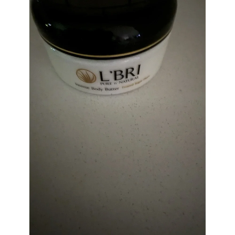 L'BRI Pure n' Natural Intense Body Butter *FROSTED SUGAR PLUM* Brand New